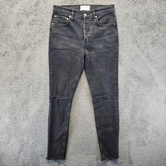 We The Free Size‎ 27 Black Pull-On Skinny Jeans - Picture 1 of 12